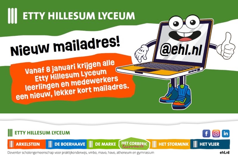 ehl.nl uitgang email voor websites